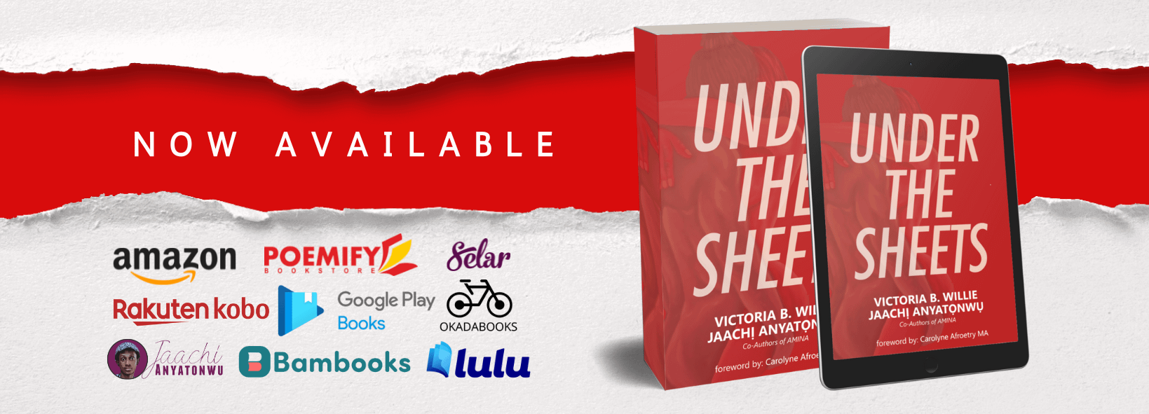 Under The Sheets, a collection of erotic poems