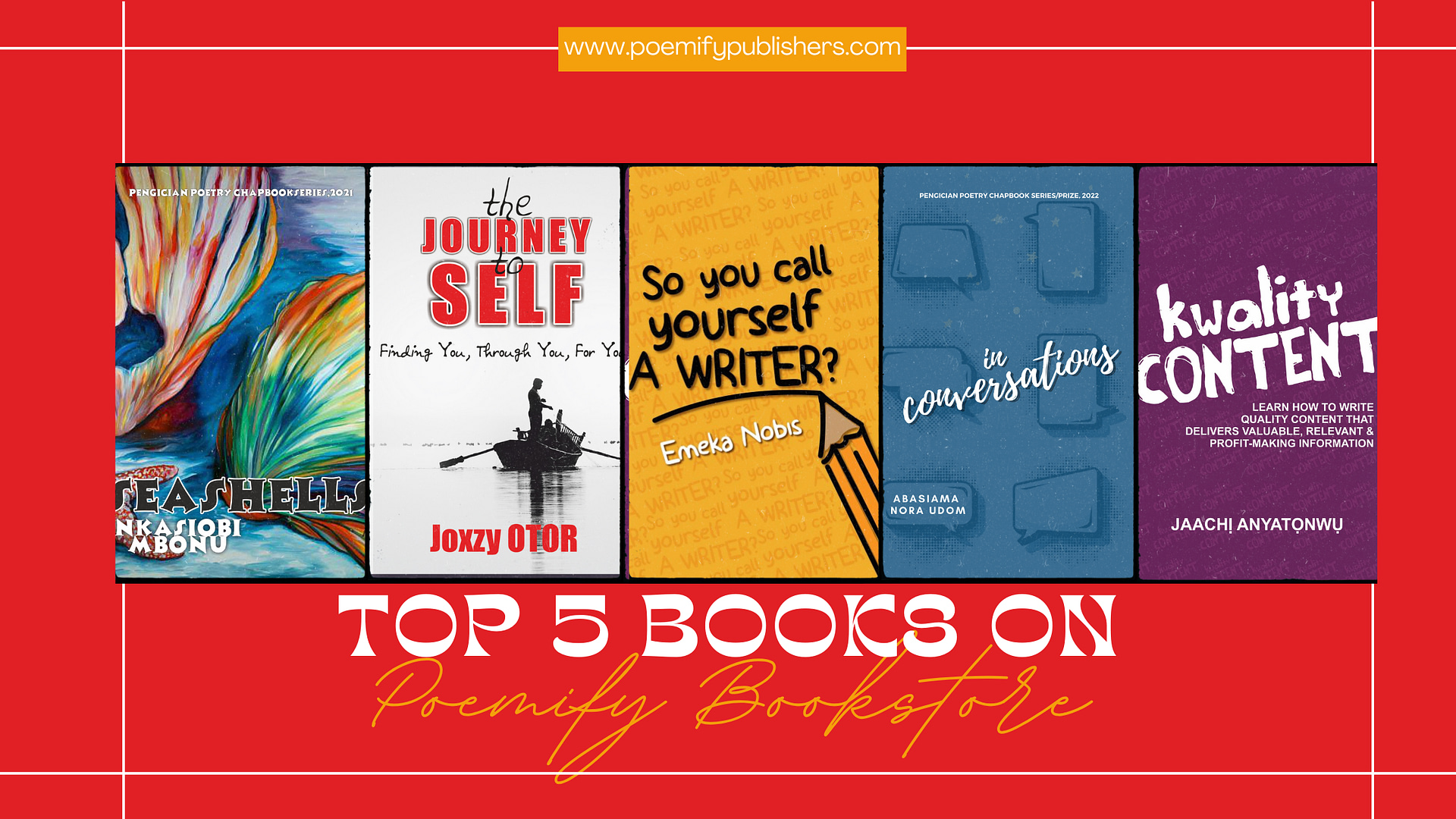 TOP 5 BOOKS ON POEMIFY BOOKSTORE